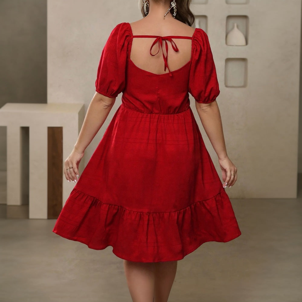 Elegant Plus-size Womens Dress
