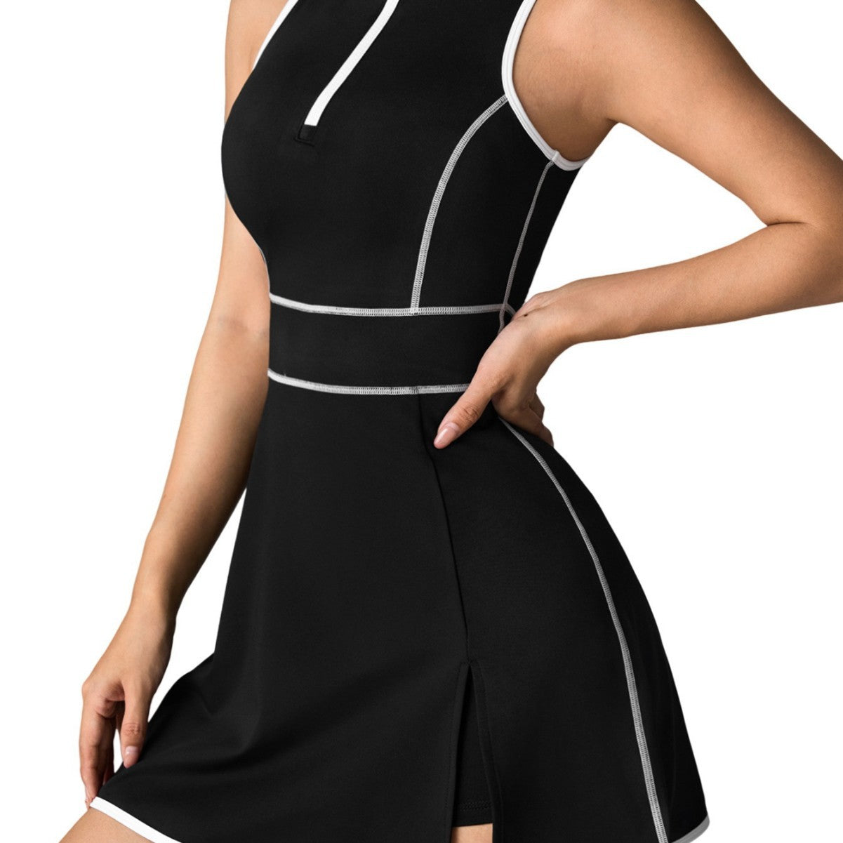 Womens Tight High-waisted Anti-exposure Casual Sports Skirt