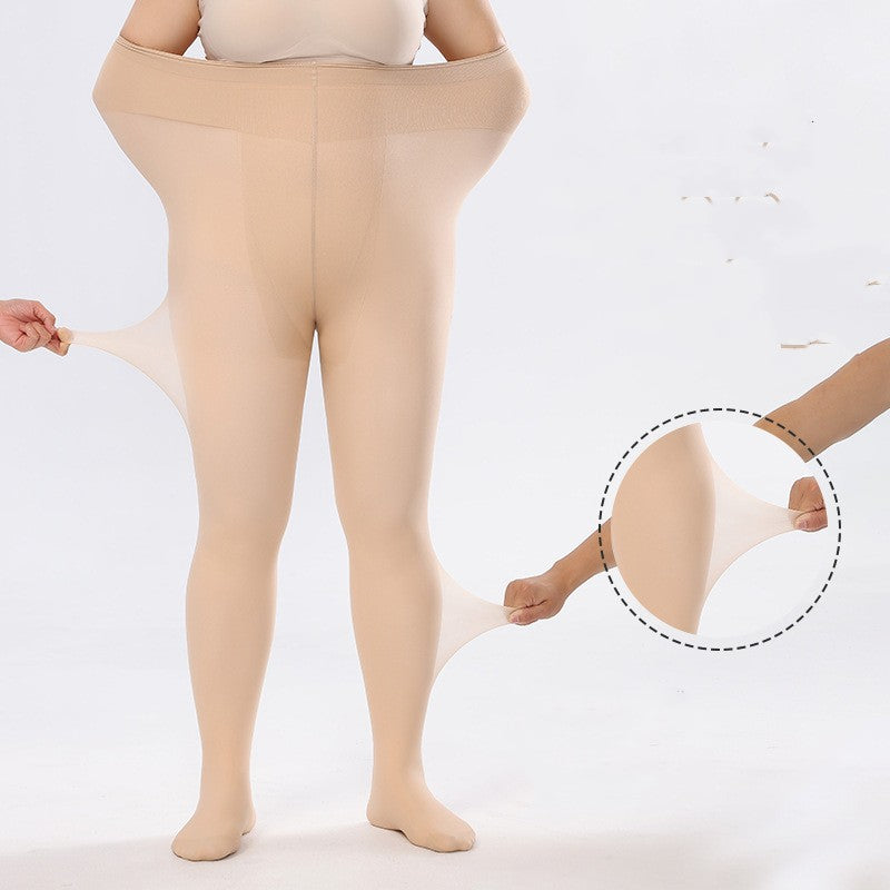 Autumn And Winter Fleece-lined Thick Pantyhose
