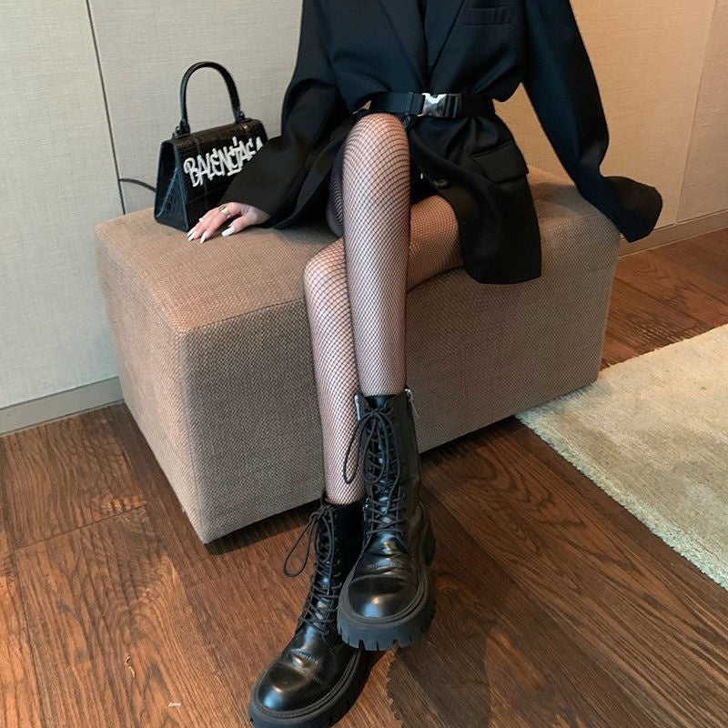 Diamond Lattice Large Medium And Small Fishnet Pantyhose