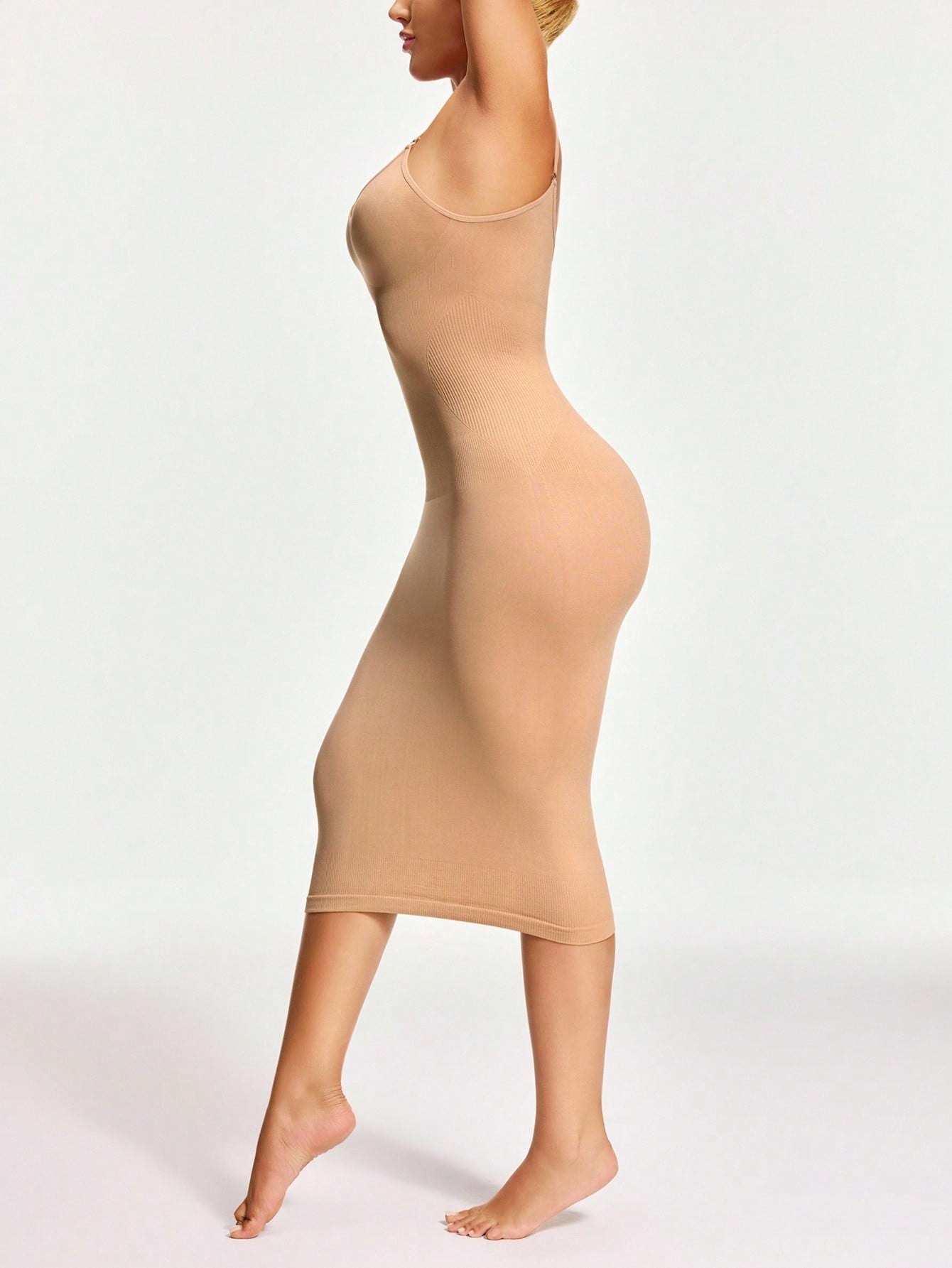 Women's Firm Control Tank Shapewear Dress - Waist Butt Contour & Curve Sculpting