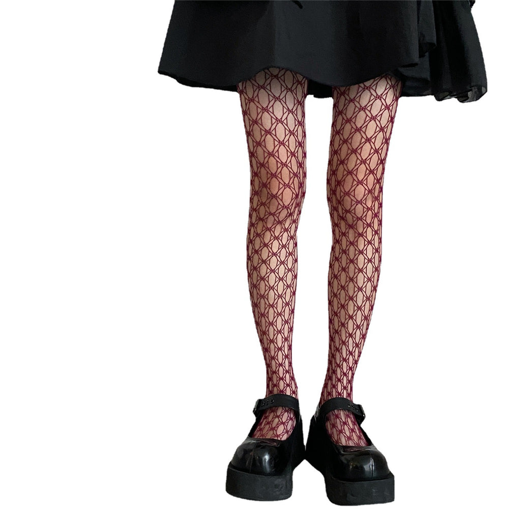 New Product Niche Color Mesh Pure Desire Pantyhose