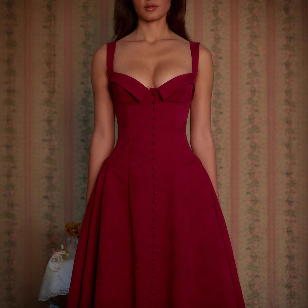 Womens Corset-Style Dress In European And American Style