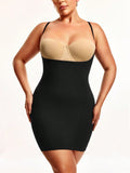 Women's Firm Control Full Coverage Shapewear Dress - Open-Bust Design With Adjustable Straps