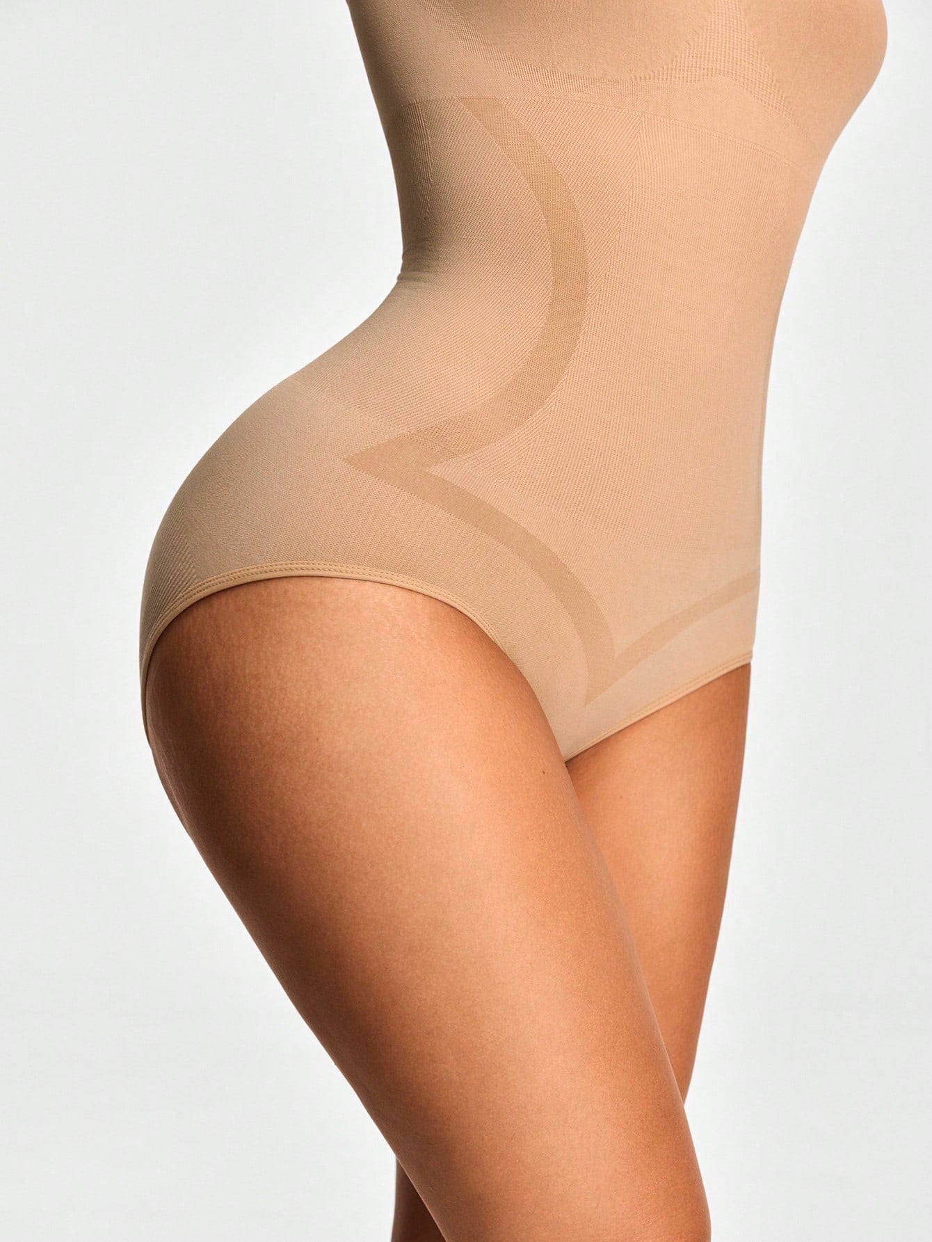 Adjustable Strap Full Body Shapewear Bodysuit - Bust Lift, Tummy Control & Butt Enhancement