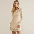 Knitted Beach Sun-protective Tunic Dress
