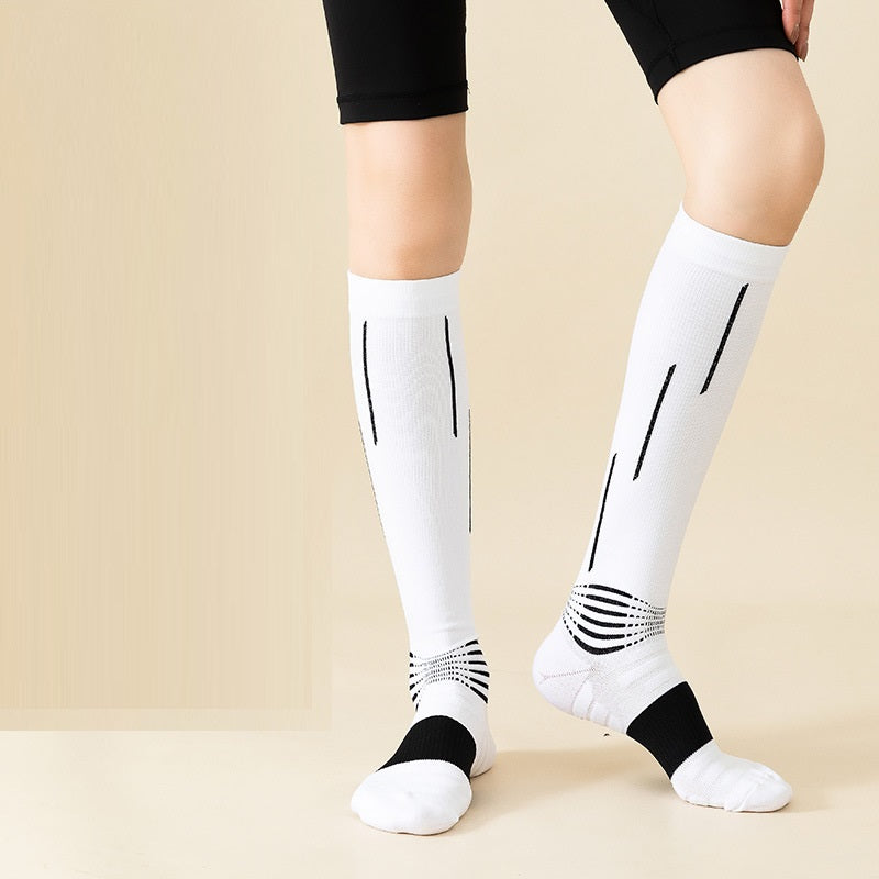 Exercise Muscle Energy Slim-fit Over-the-kneel Fitness Sports Compression Stockings