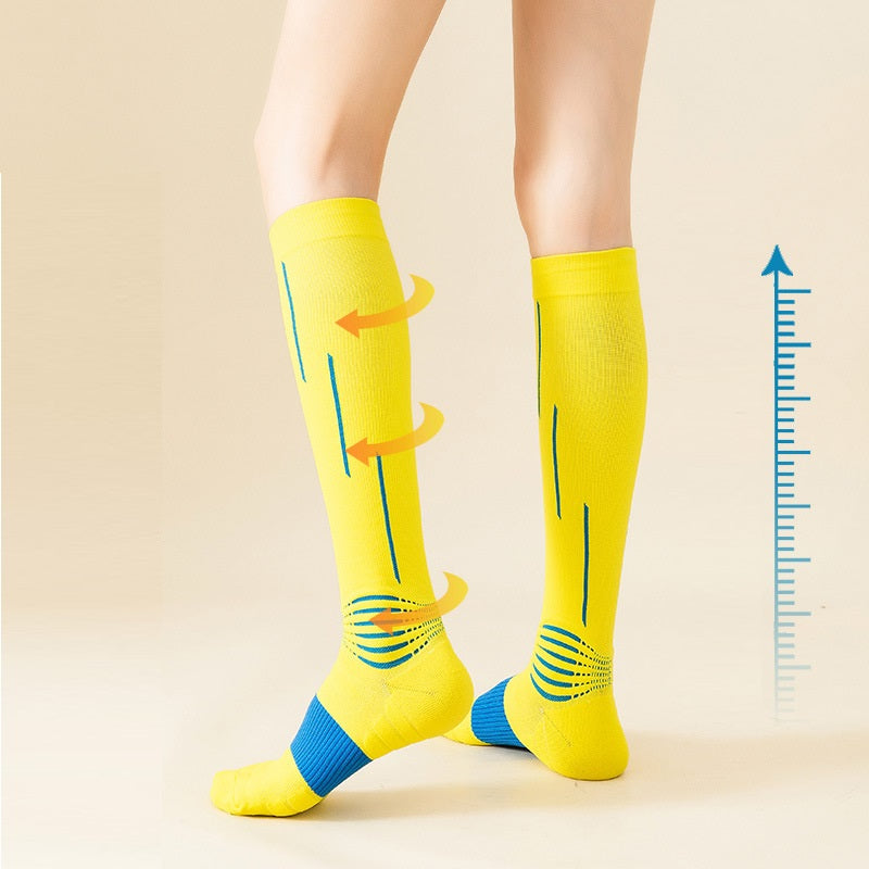 Exercise Muscle Energy Slim-fit Over-the-kneel Fitness Sports Compression Stockings