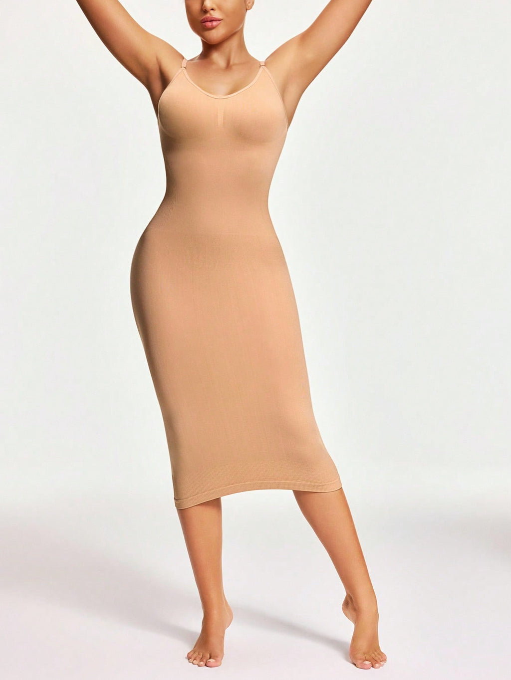 Women's Firm Control Tank Shapewear Dress - Waist Butt Contour & Curve Sculpting